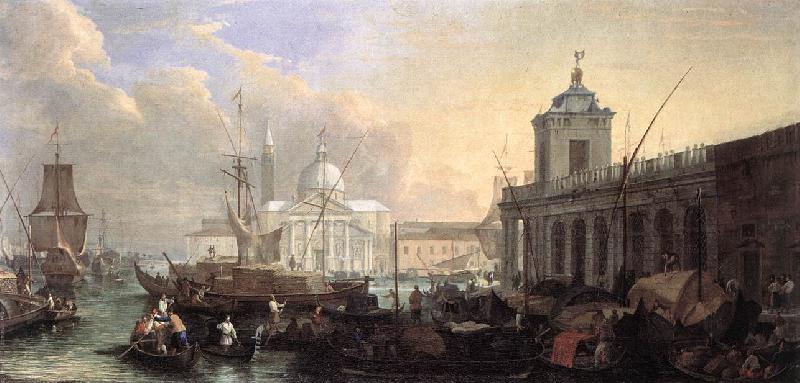 CARLEVARIS, Luca The Sea Custom House with San Giorgio Maggiore fdg